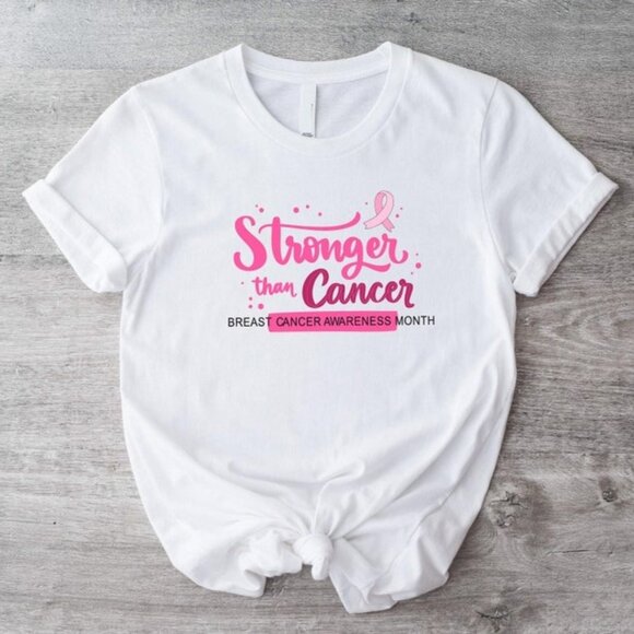 Genias Other - Stronger Than Breast Cancer T-shirt, Breast Cancer Awareness Month Shirt